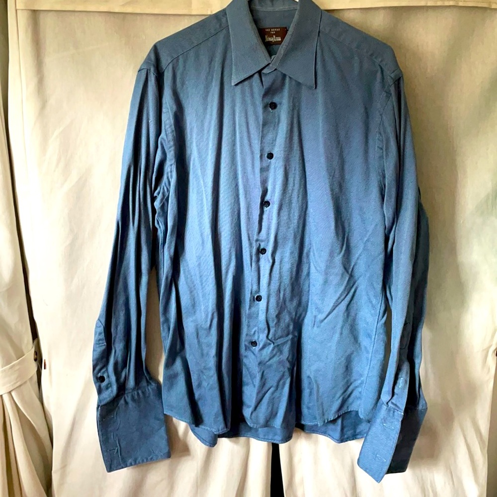 Ike Behar Neiman Marcus dress shirt French cuffs